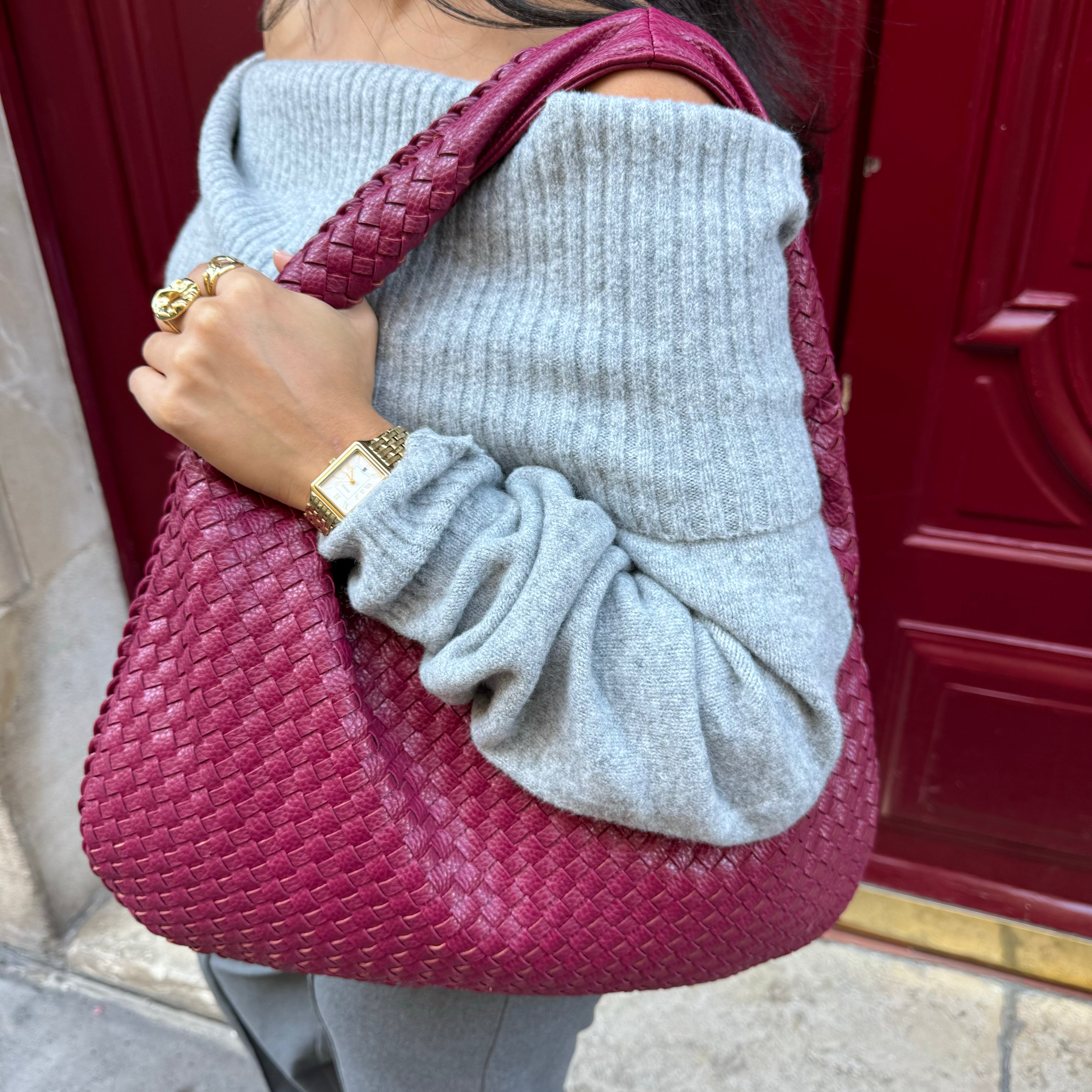 The Allure burgundy bag