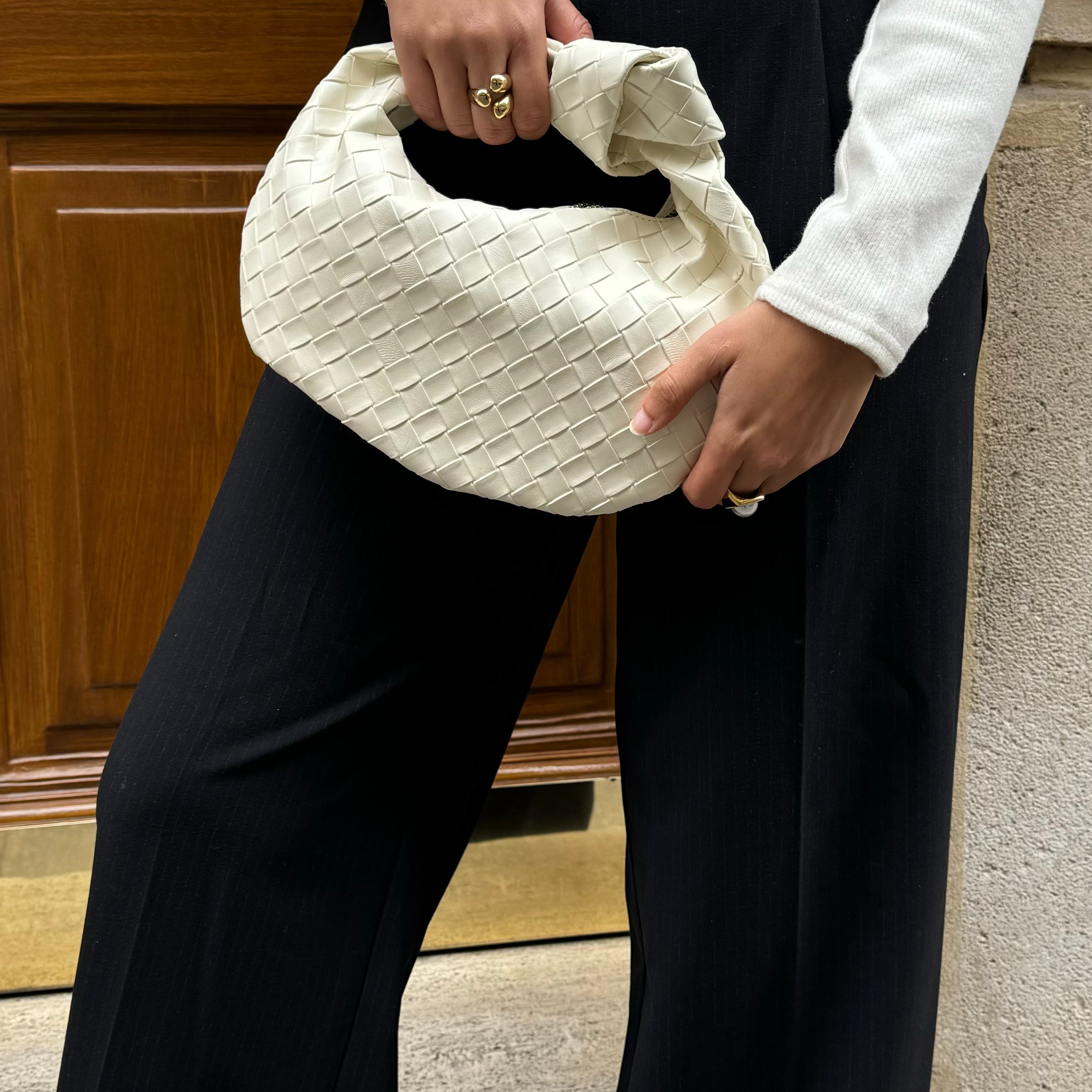 The white Velvet bag