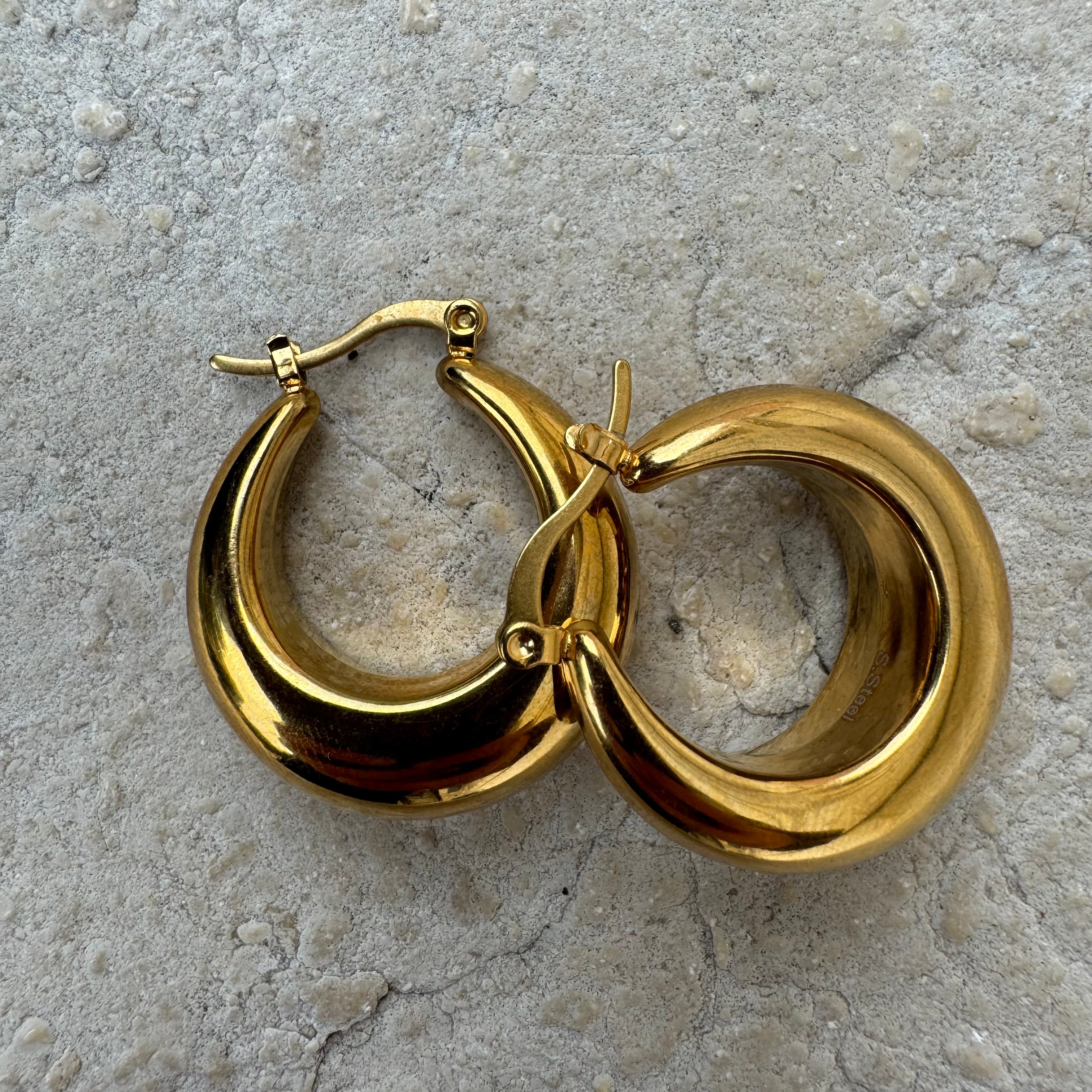 Raina gold earrings