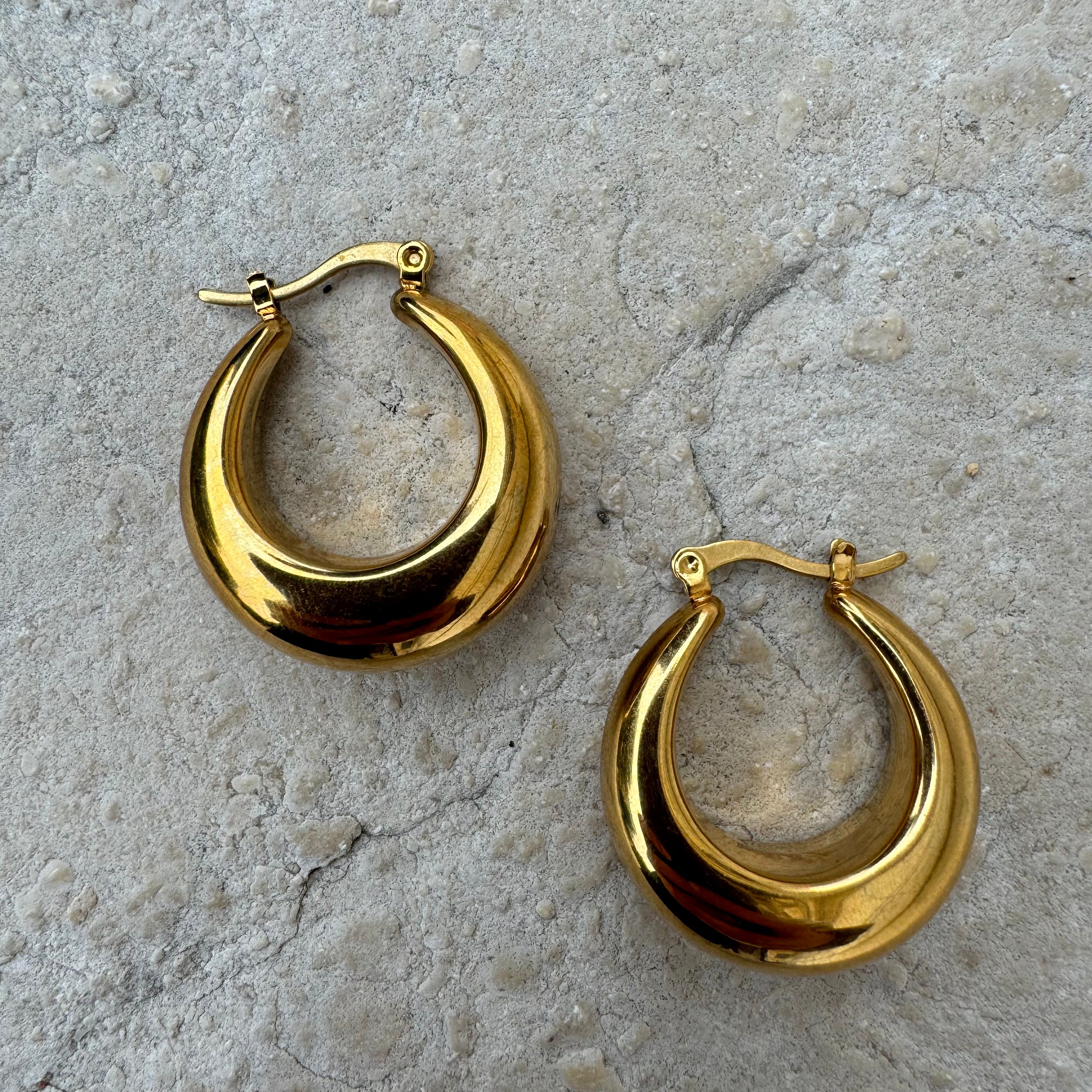 Raina gold earrings