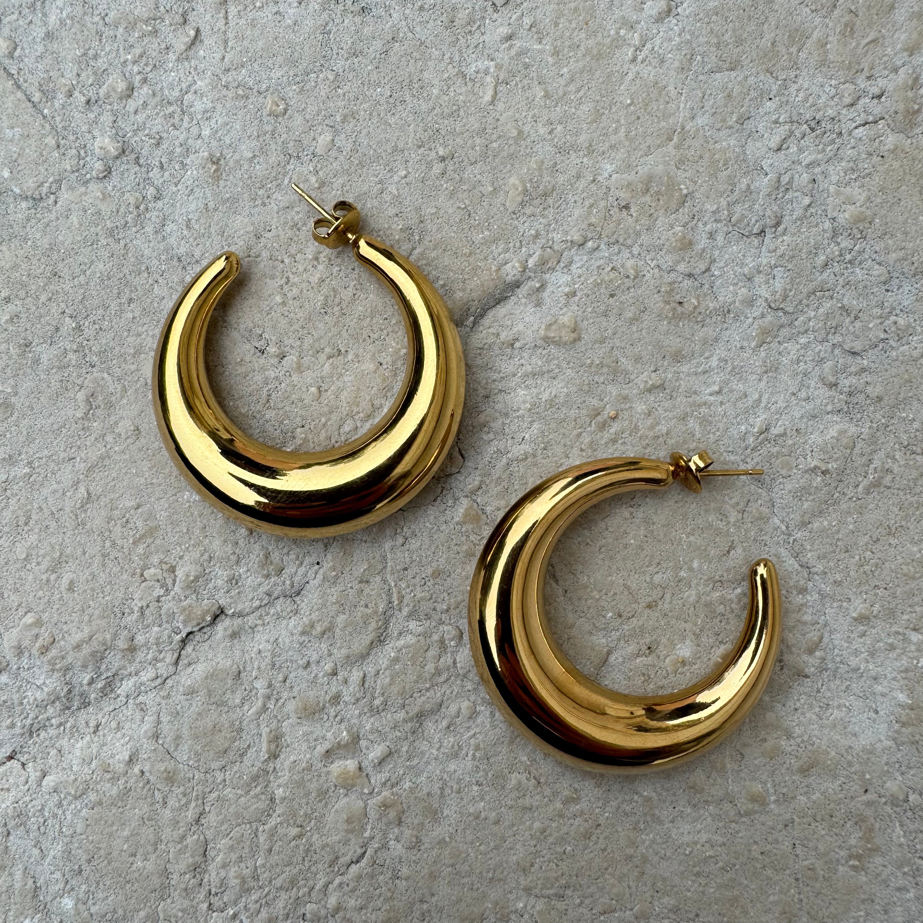 Amanda gold earrings