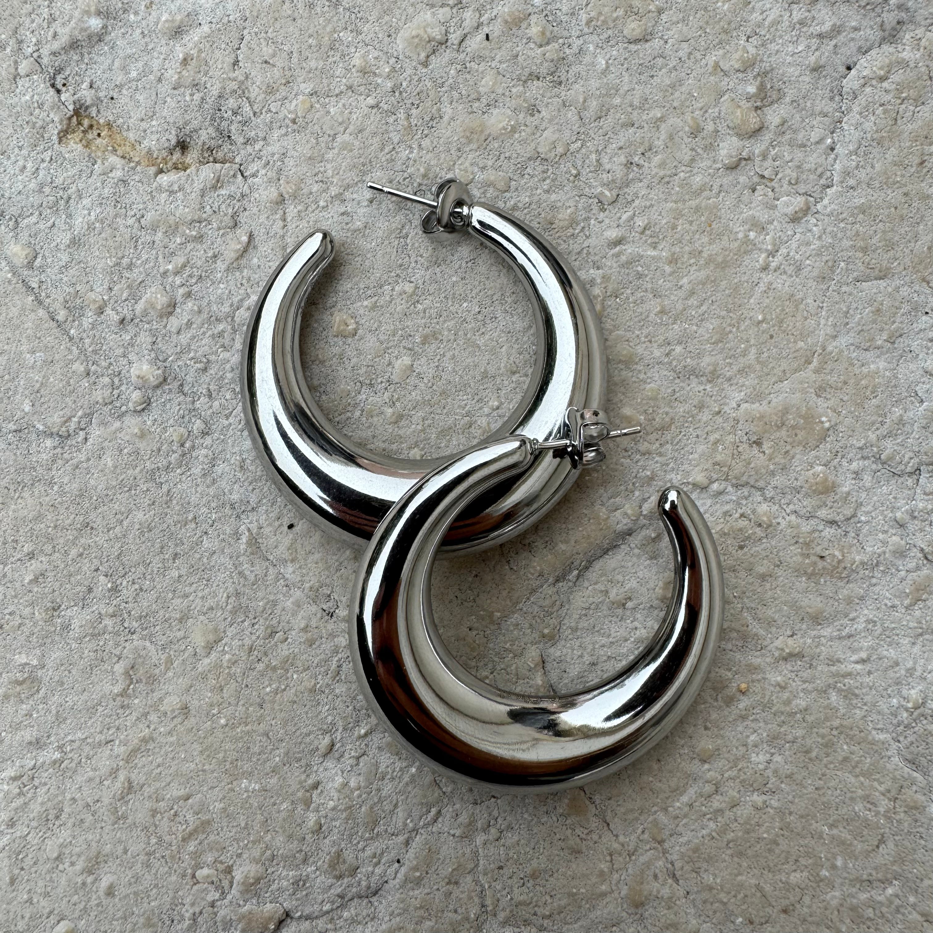 Amanda silver earrings