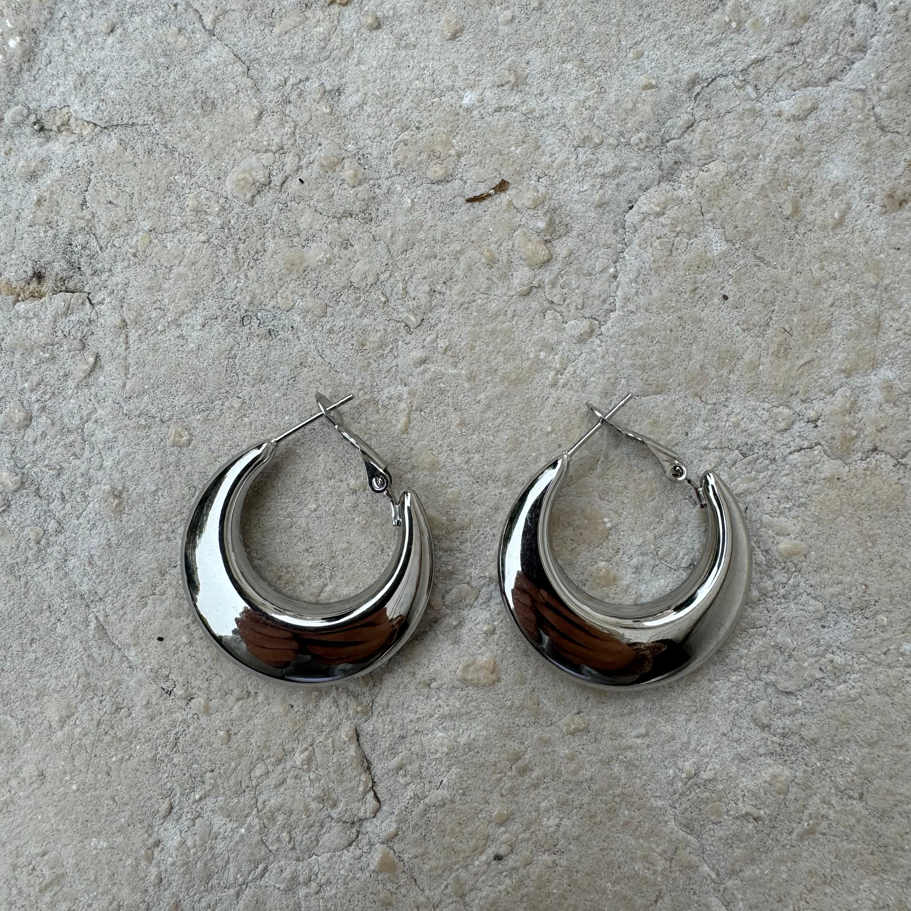 Gioia silver earrings