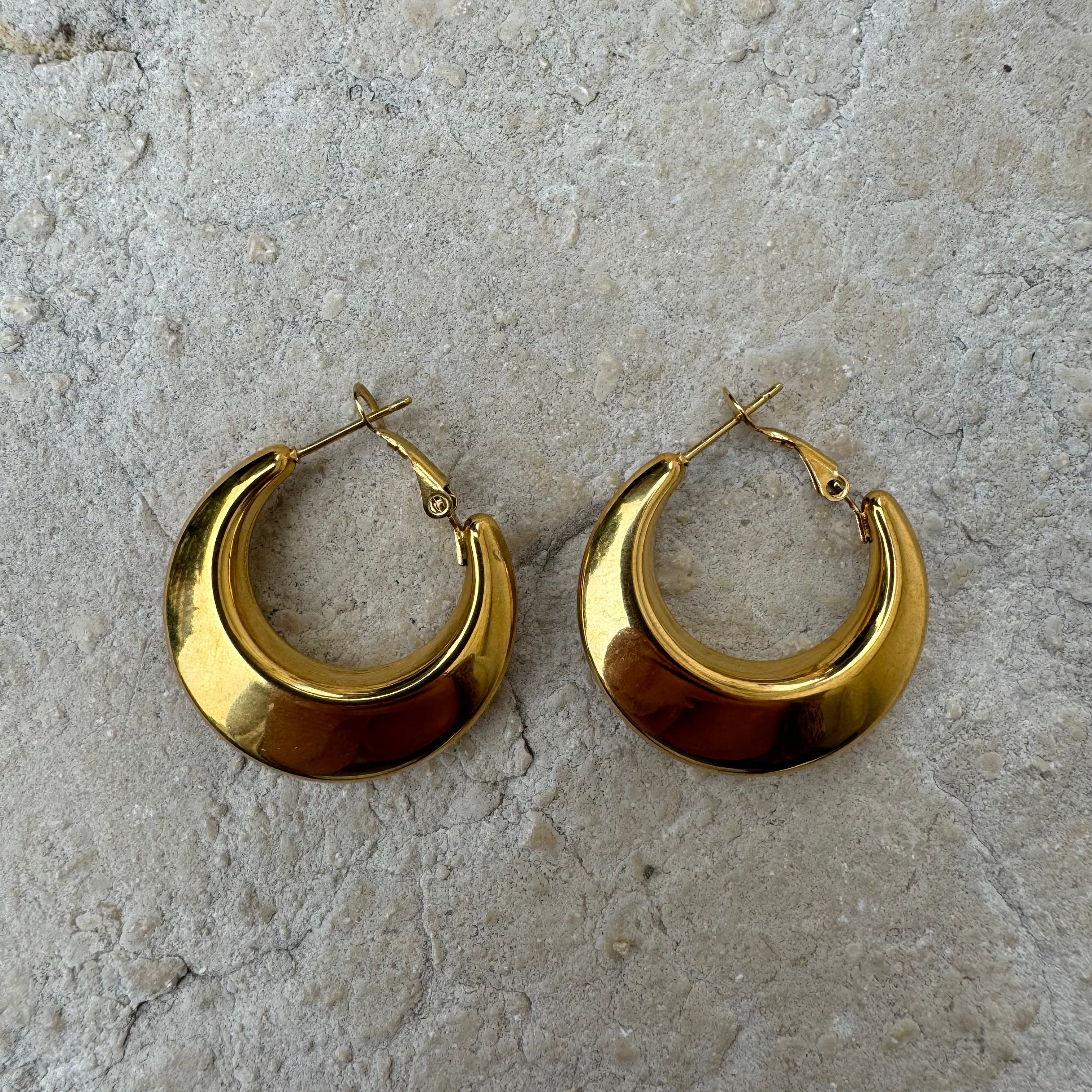 Gioia gold earrings