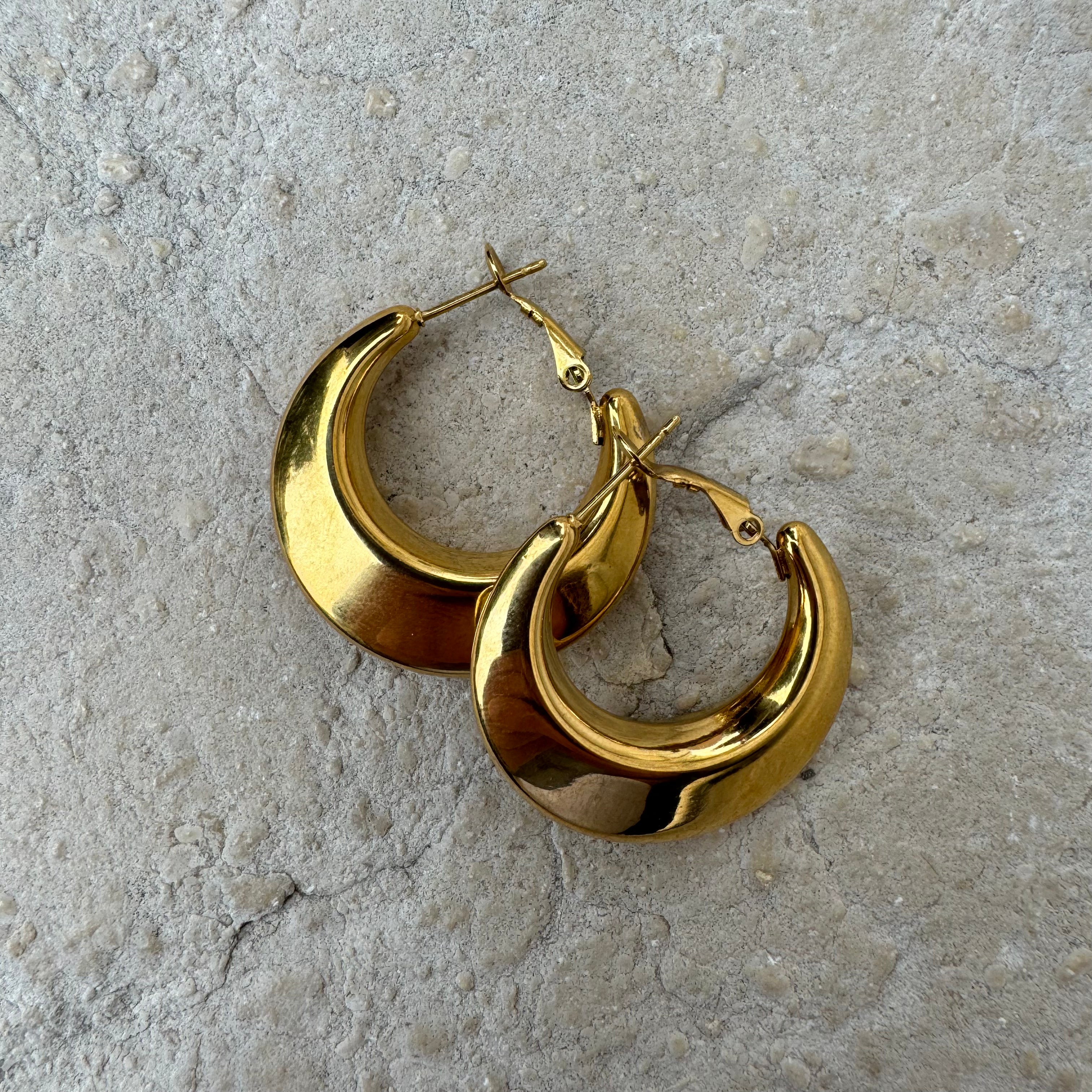 Gioia gold earrings