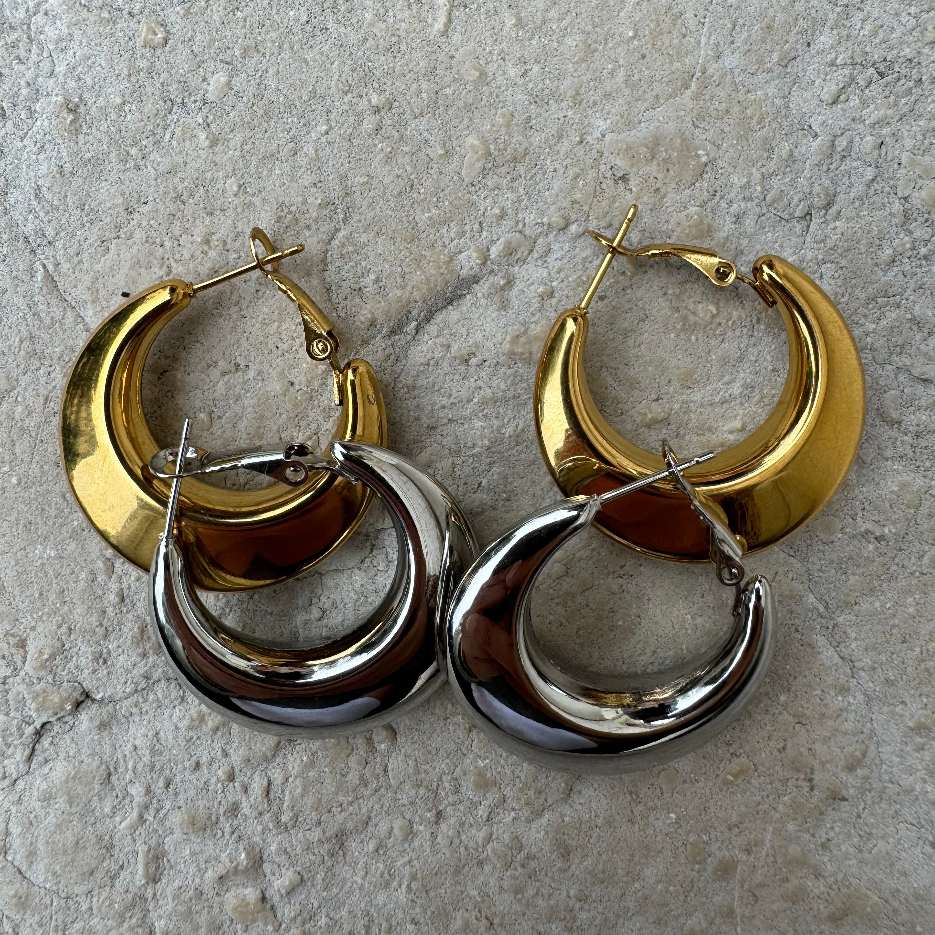 Gioia gold earrings